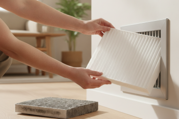 How to Replace a Dirty HVAC Air Filter: Sizing, MERV Ratings, and How Often to Swap It